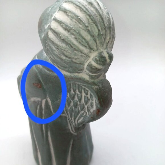 Isabel Bloom 1995 Candle Holder Angel 5" Estate - Picture 3 of 8